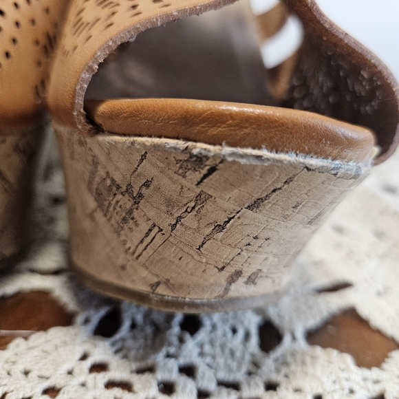 City Snappers platform wedge heels size 9 - Picture 7 of 12